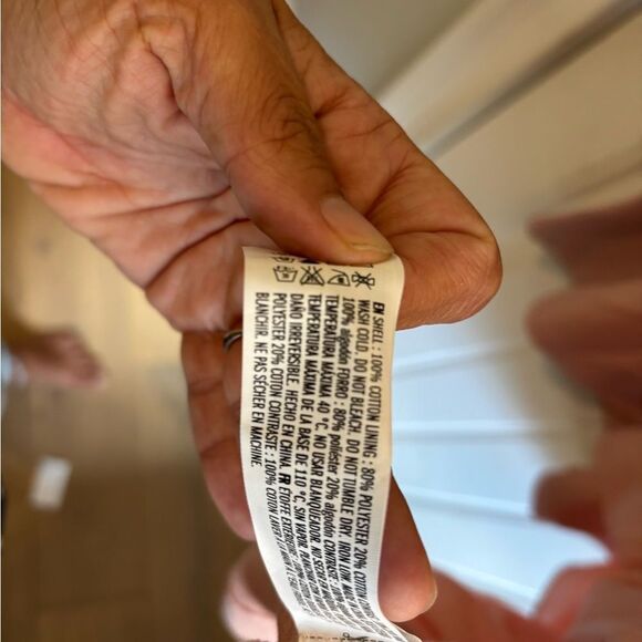 English Factory Flutter Sleeve Poplin Dress Blush Pink with pockets - Picture 13 of 13